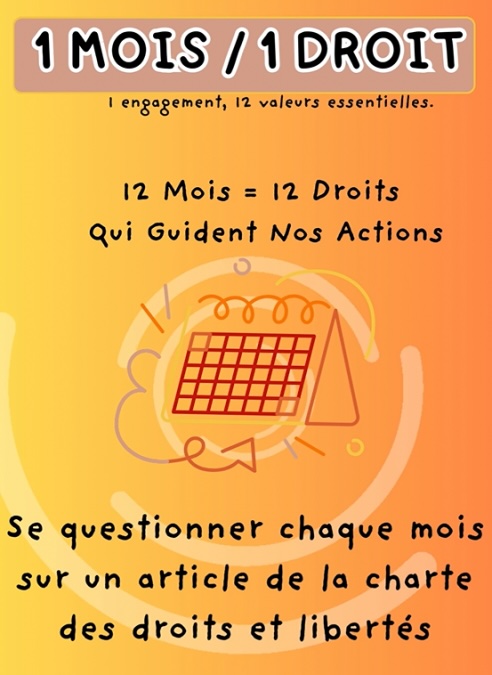 1 mois – 1 droit